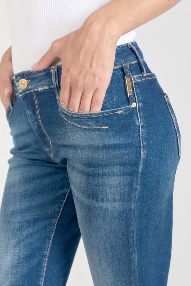 Corsaire Vallon en jeans bleu délavé