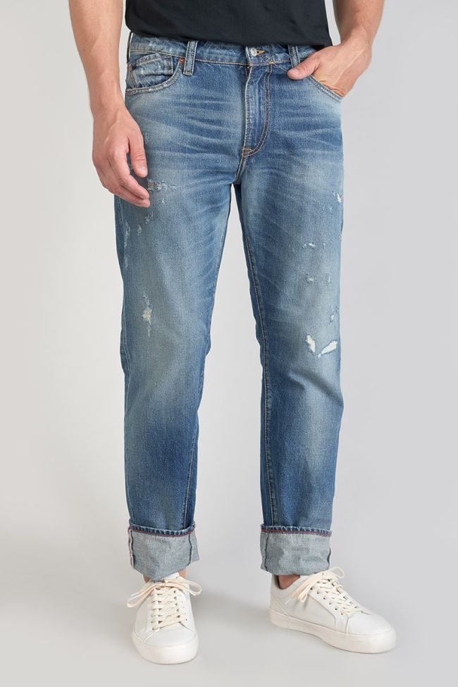 Vintage 700/20 regular jeans destroy vintage bleu N°3