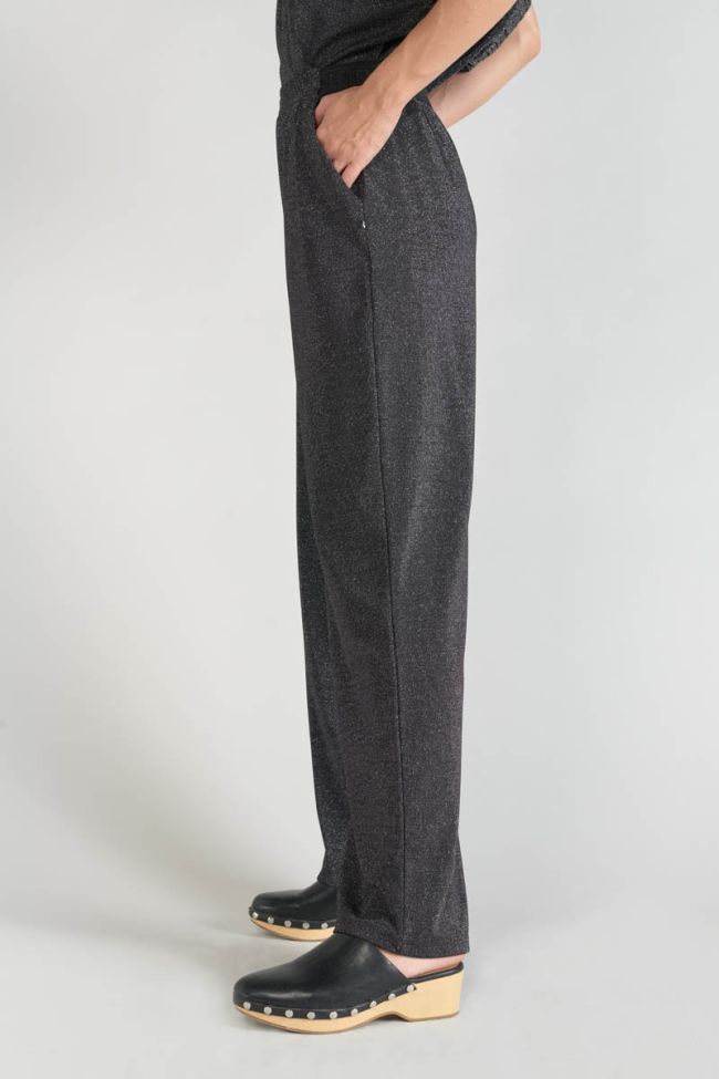 Pantalon Moretz noir irisé