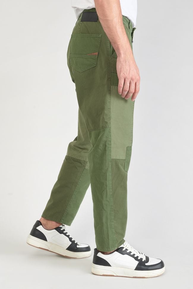 Pantalon loose Mister kaki vert