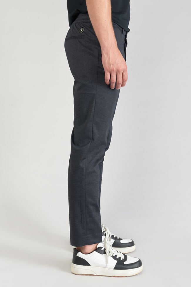 Pantalon Rolt noir chiné bleu