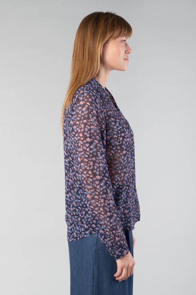 Chemise Luz à motif léopard