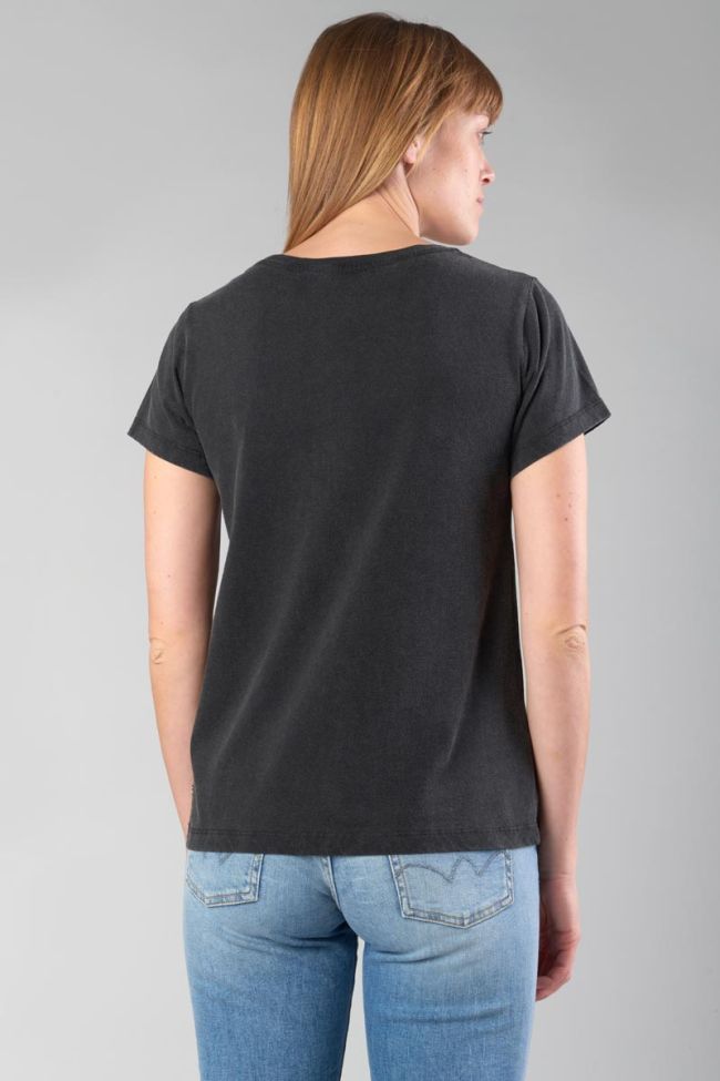 T-shirt Tonito noir imprimé