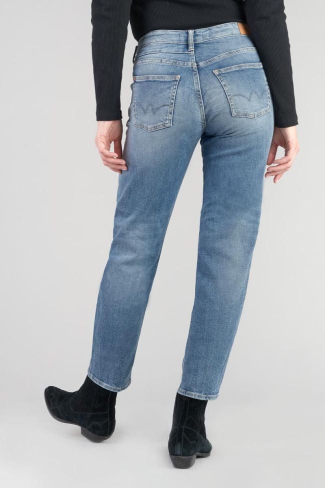 Salma 400/17 mom taille haute 7/8ème jeans bleu N°4