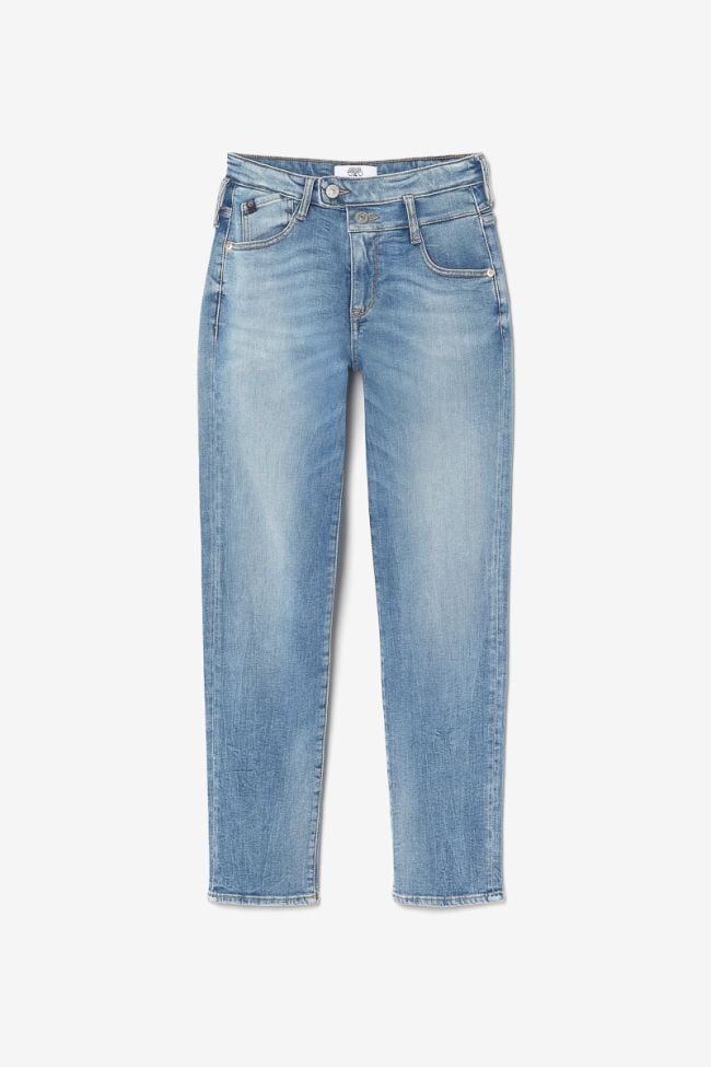 Salma 400/17 mom taille haute 7/8ème jeans bleu N°4