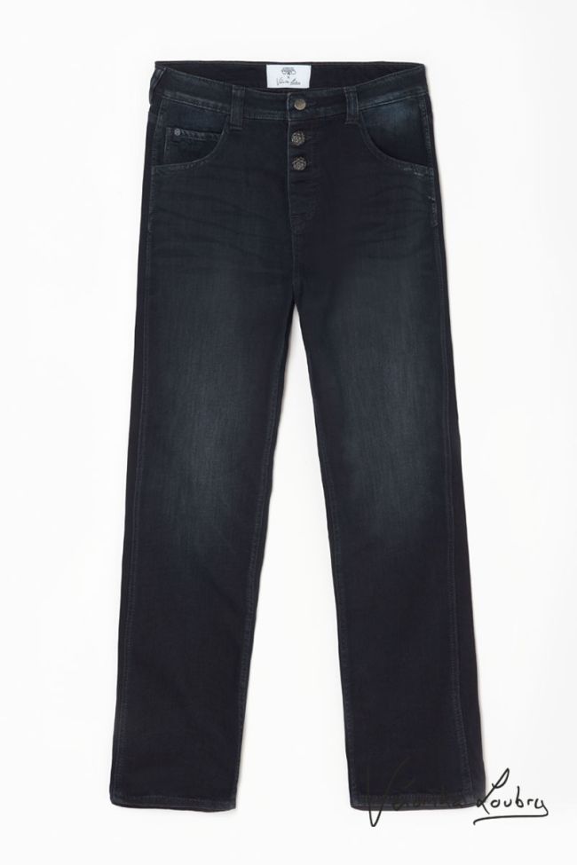 Cove 400/60 girlfriend by Véronika Loubry jeans taille haute bleu-noir N°1