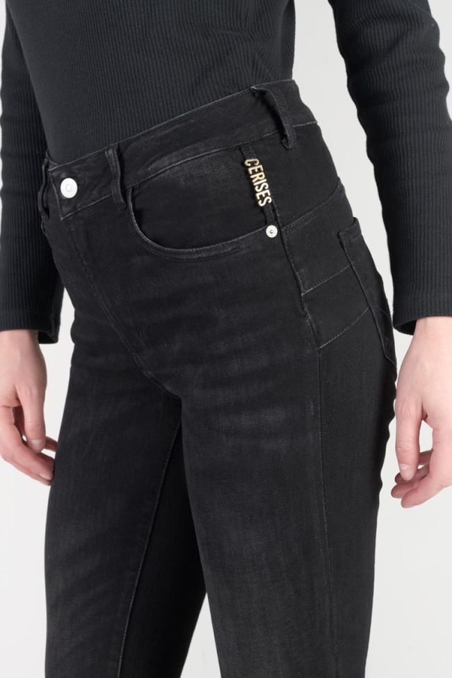 Tac pulp regular taille haute jeans noir N°1