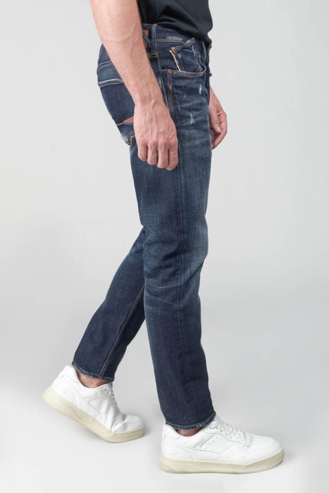 Basic 600/17 adjusted jeans destroy bleu N°1
