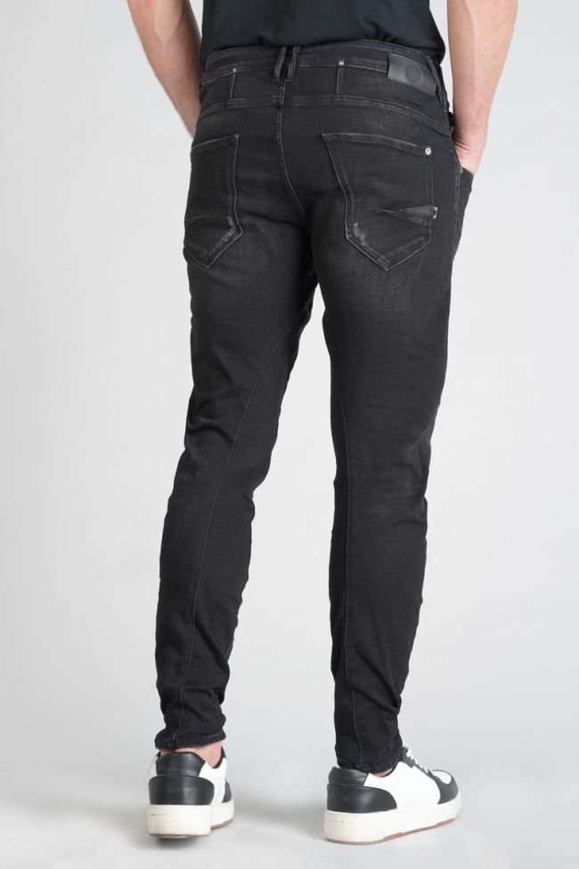 Alost 900/03 tapered arqué jeans destroy noir N°1 