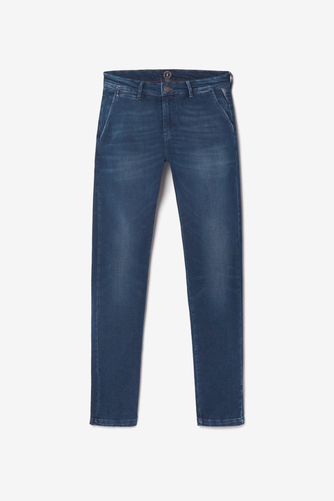 Pantalon chino Dejean en jeans bleu