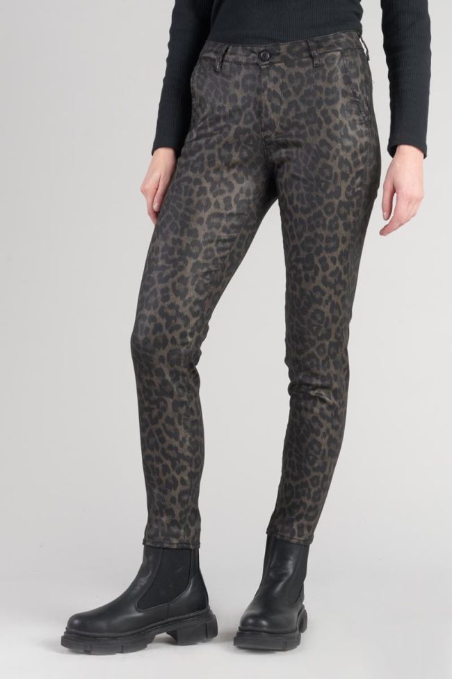 Pantalon Flexy à motif léopard