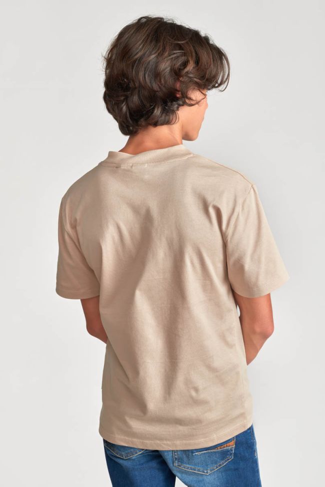 T-shirt Stenleybo beige imprimé