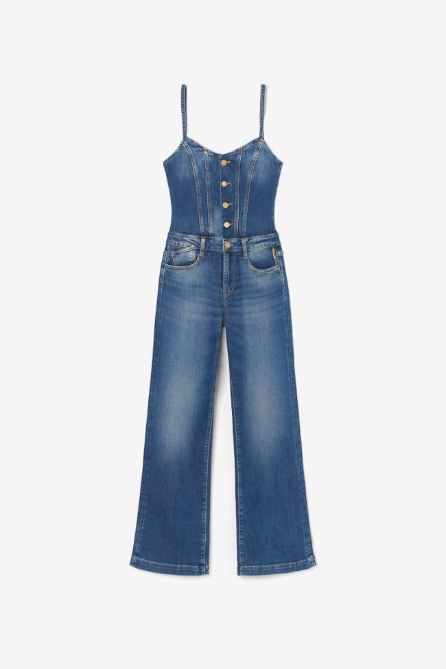 Combinaison en jeans Vienne bleu