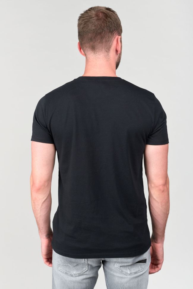 T-shirt Peralta noir imprimé