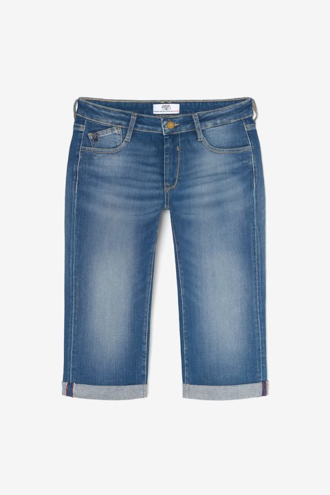 Corsaire Arol en jeans bleu délavé