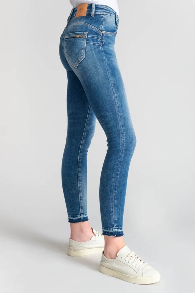 Donou pulp slim taille haute 7/8ème jeans bleu N°3