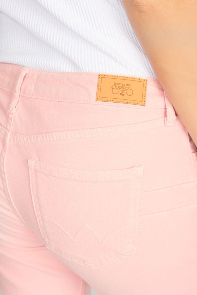 Maes pulp flare taille haute jeans rose pastel