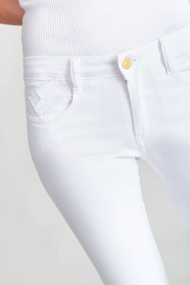 Power skinny 7/8ème jeans blanc 