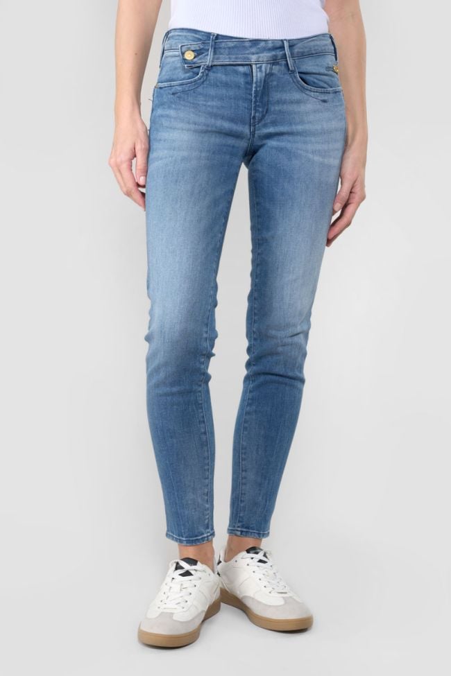 Vigny pulp slim 7/8ème jeans bleu N°4