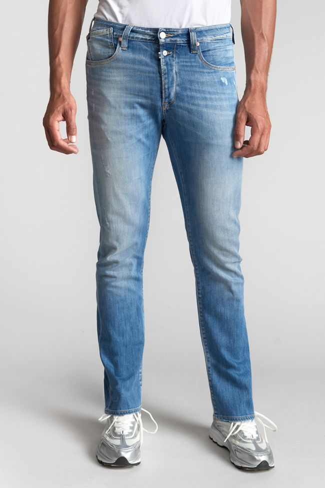 Cabara 700/22 regular light denim jeans destroy bleu N°4
