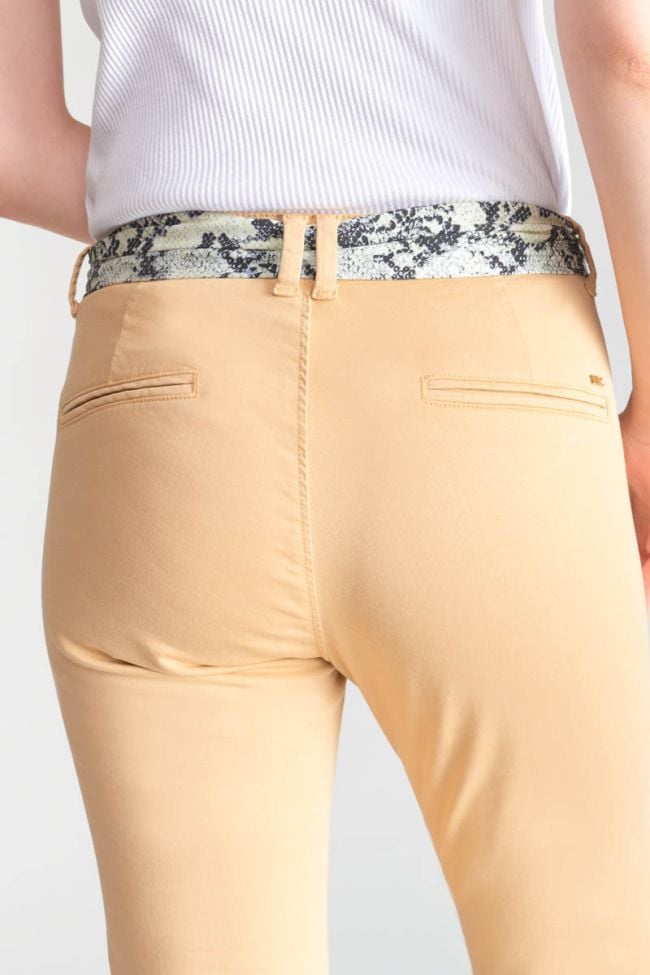 Pantalon chino Dyli5 beige sable