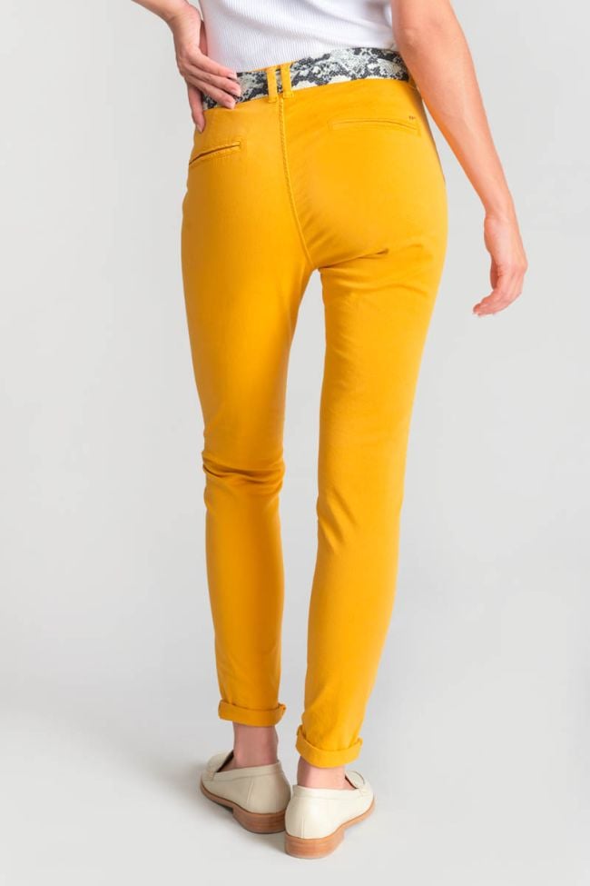 Pantalon chino Dyli5 moutarde