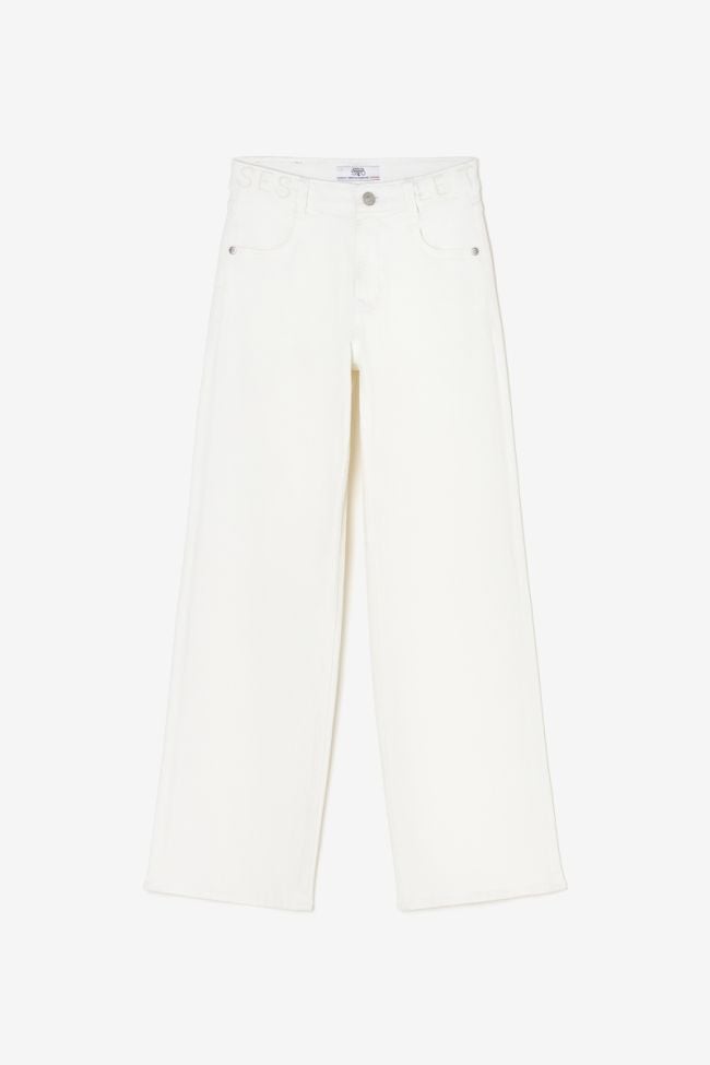 Rommigi jeans large taille haute blanc