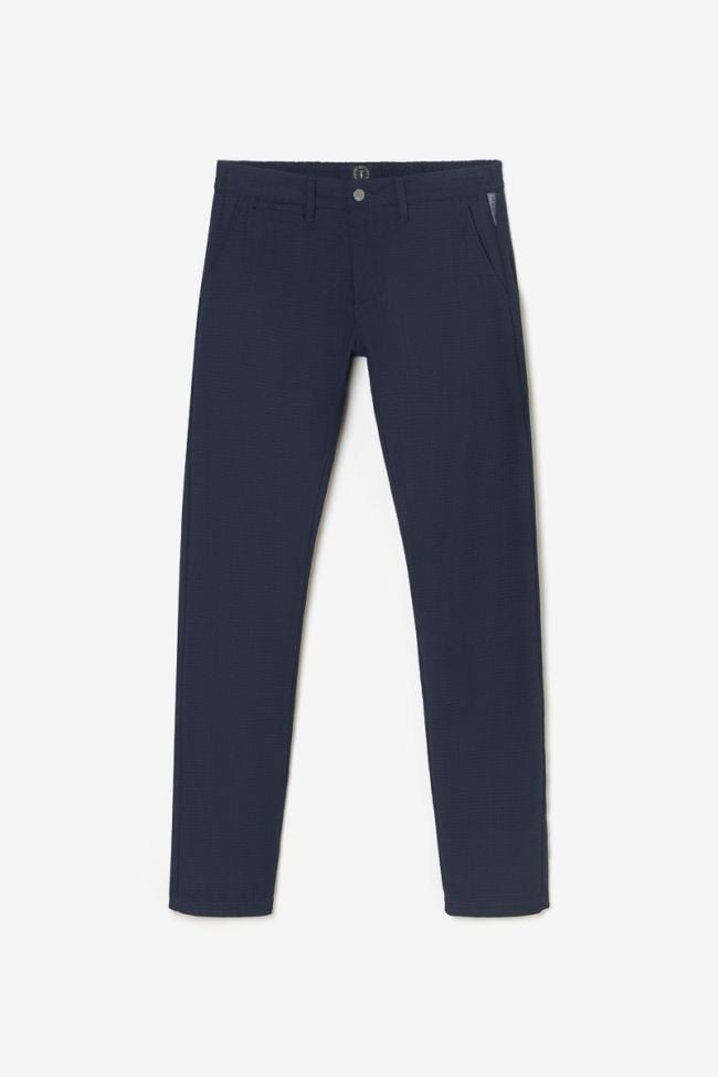 Pantalon Nicosie bleu marine chiné