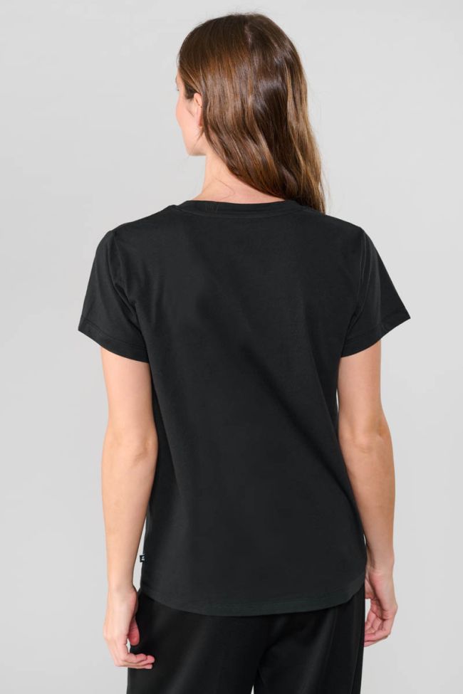 T-shirt Taolo noir imprimé 