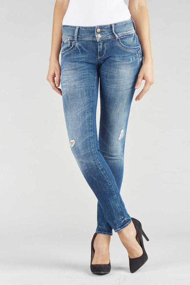 Jeans 200/16 slim bleu délavé
