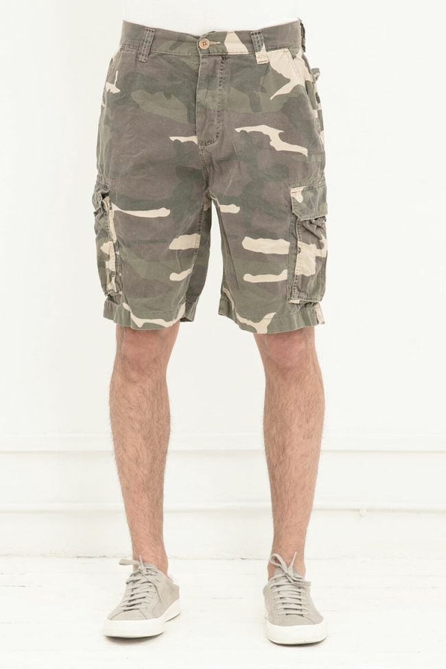 Camouflage Iban bermuda shorts
