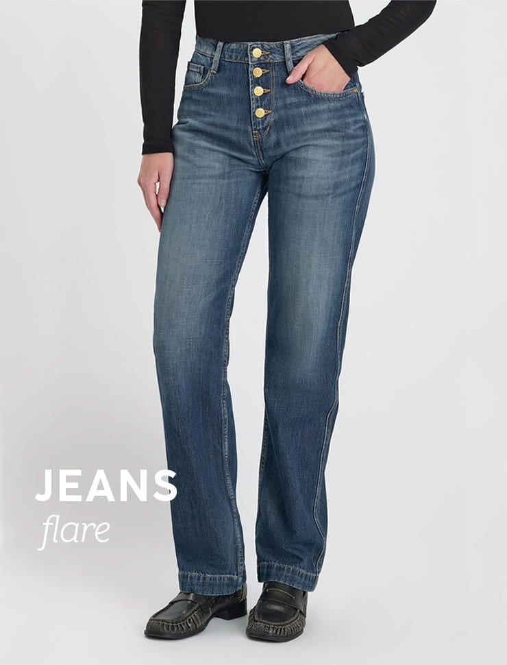 jeans flare pour femme
