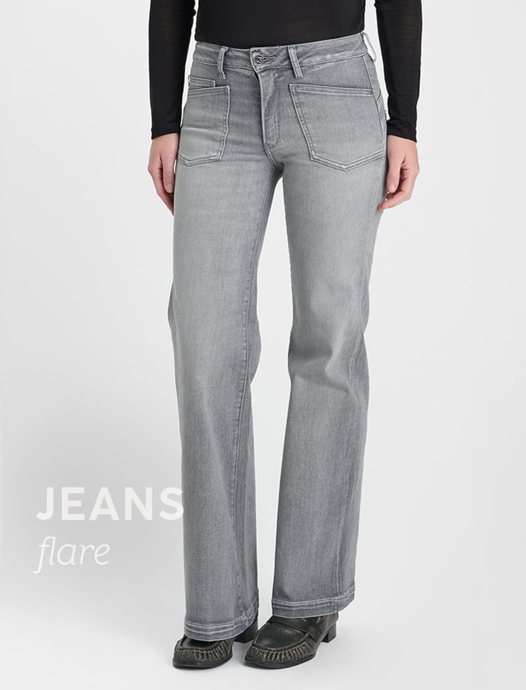 jeans flare pour femme