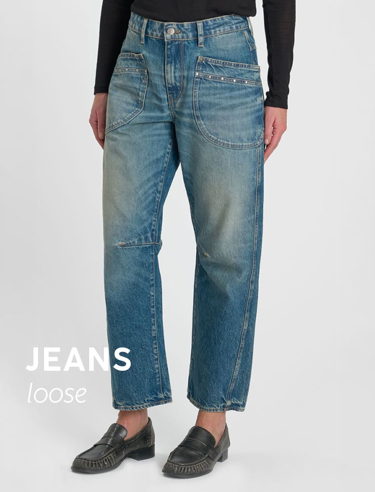 jeans loose pour femme