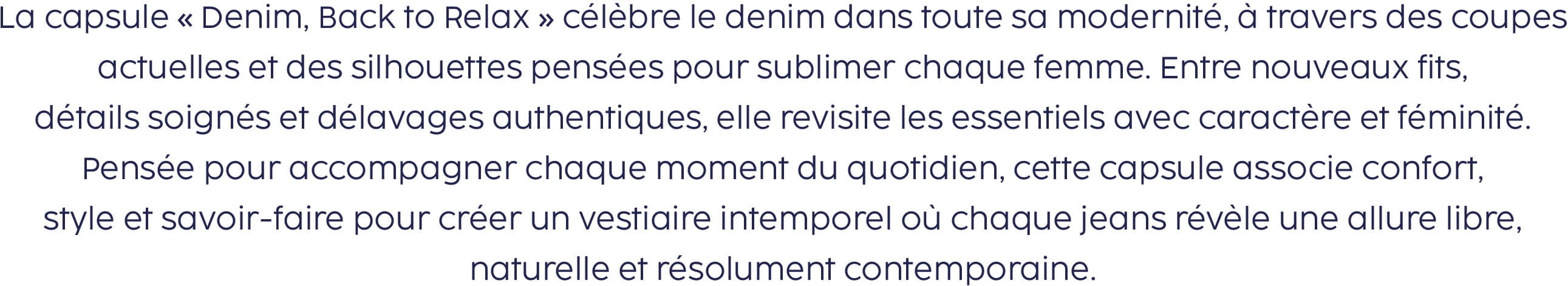 capsule denim femme le temps des cerises