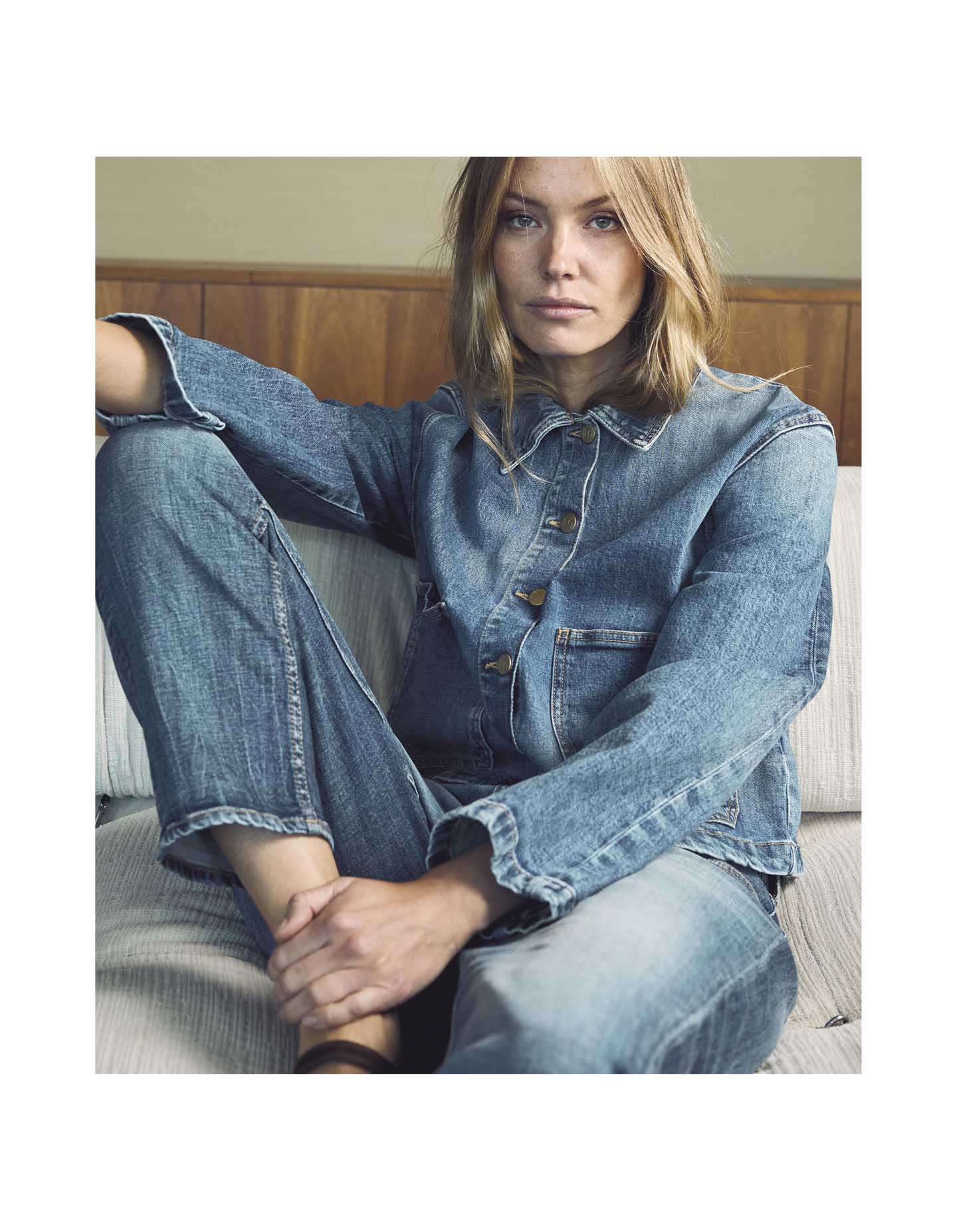 veste jeans femme le temps des cerises