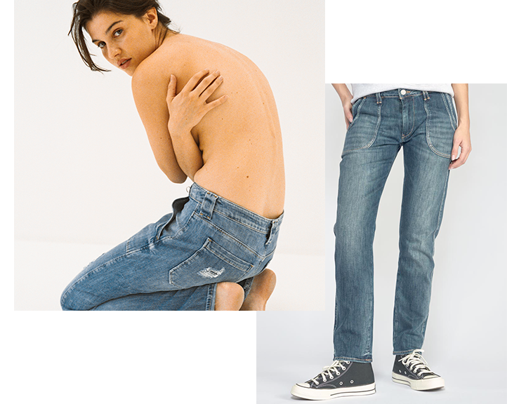 jeans boyfit femme le temps des cerises