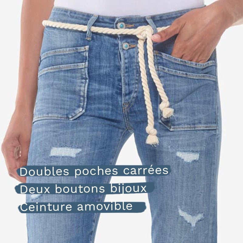 jeans double poches