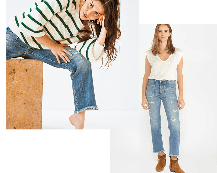 Women's trendy jeans Le Temps des Cerises