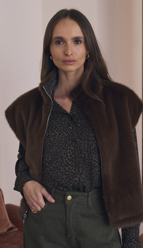 Veste réversible Fauve
